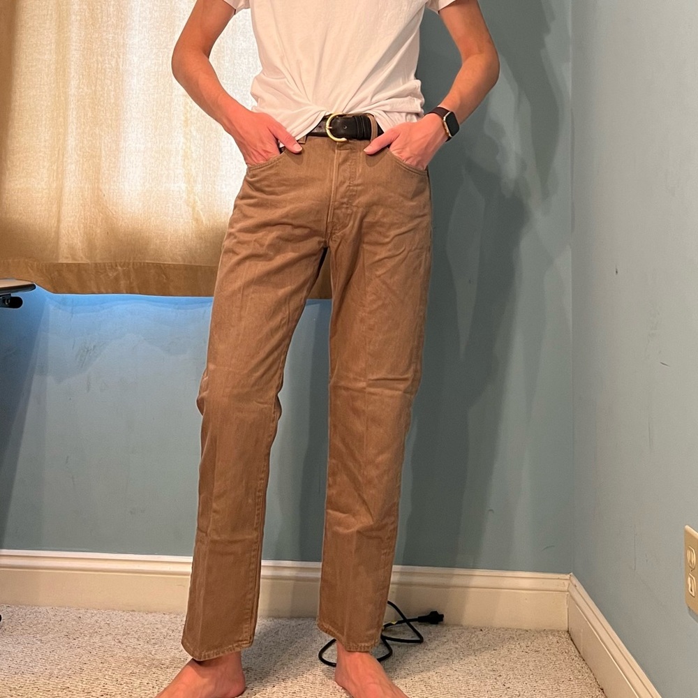 Brown Levi 501 Jean